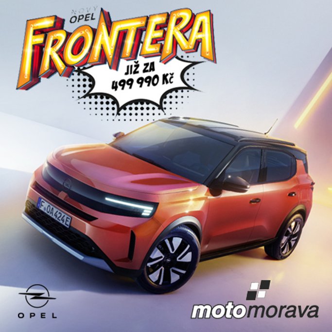 Nový Opel  FRONTERA u MOTO MORAVA